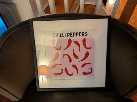 Photo of free 16x16 black wood frame (Columbia Heights) #1