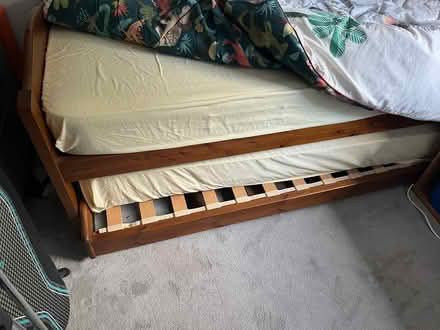 Photo of free Pine Trundle Bed (GU15 2AE) #2