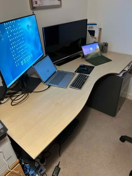 Photo of free Herman Miller Large Ergo desk (SW9) #4