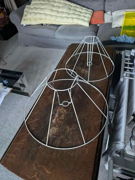 Photo of free 2 lampshade frames (Hove) #1