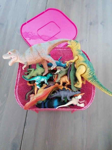 Photo of free Tub of dinosaur toys (Langney BN23) #1