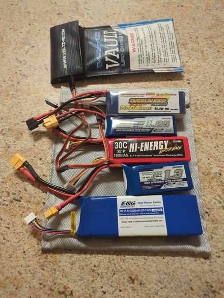 Photo of free RC model batteries + charging bags (Waterlooville PO7) #1