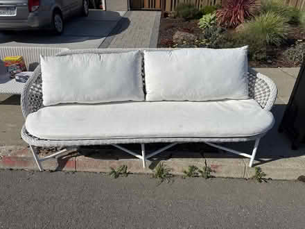 Photo of free Outdoor sofa (Alameda, crown memorial beach) #1