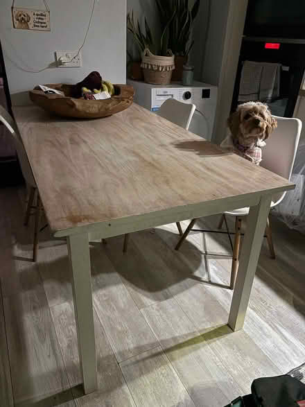 Photo of free Solid pine table only (chairs and dog not included) (Penrith CA11) #1