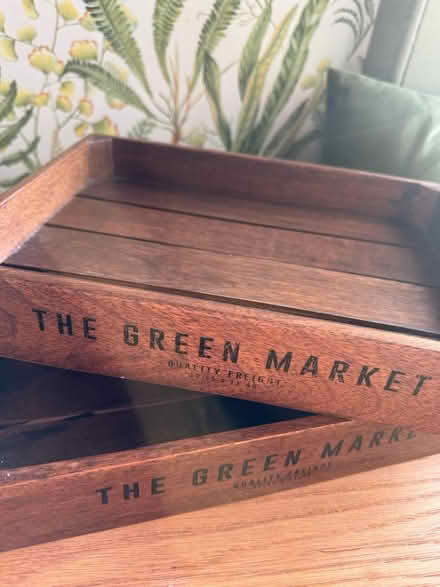 Photo of free 2 Small Wooden Trays (Portobello EH15) #1