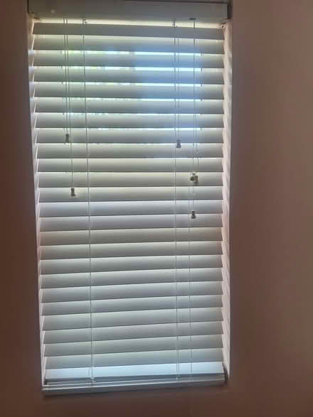 Photo of free 2" faux wood corded binds (Holly Springs, on Fuquay side) #1