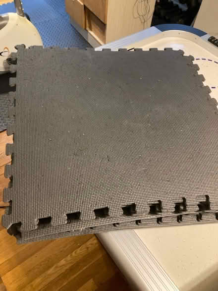 Photo of free Black puzzle Mats (White Oak) #1
