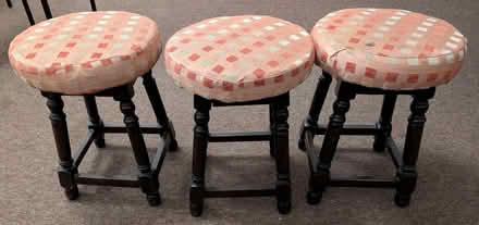 Photo of free 3 solid wood low stools (Wokingham RG40) #3