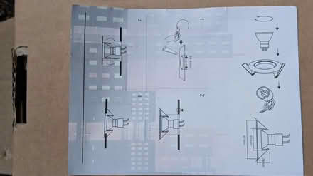 Photo of free GU10 Ceiling Light Fittings x 3 (Normandy, GU3) #4