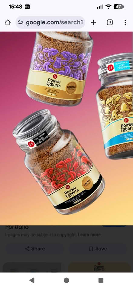 Photo of Douwe Egberts empty coffee jar (Church RG2) #1