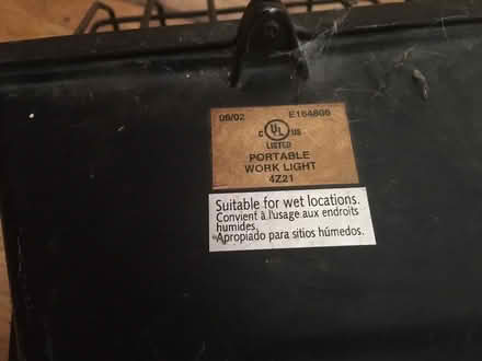 Photo of free Work lights (?need bulbs) (Wakefield) #3