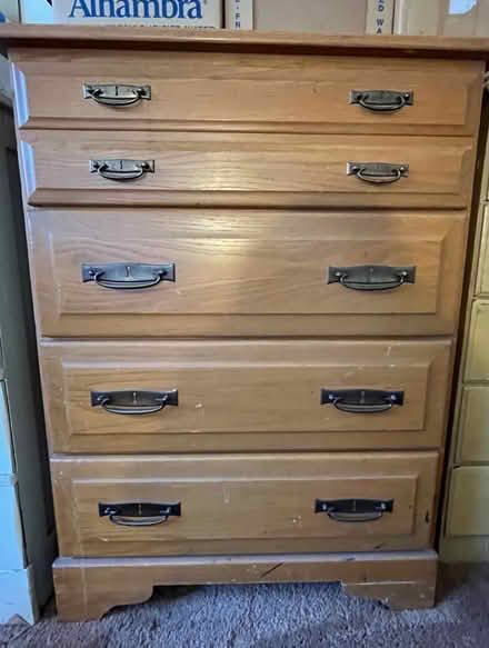 Photo of free vintage tall wood dressers (Mowry landing) #2