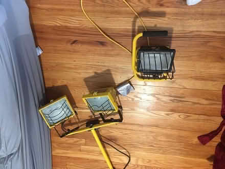Photo of free Work lights (?need bulbs) (Wakefield) #1