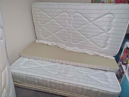 Photo of free Single bed / guest bed mattress and base. (Chorley Moor PR7) #4