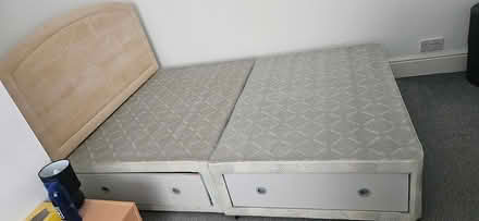 Photo of free Double bed with out matress (Morley LS27) #1