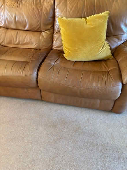 Photo of free Large leather electric corner sofa (Talbot Woods BH4) #3