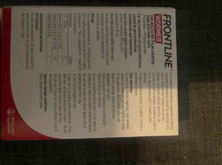 Photo of free Cat worming & anti tick & flea meds (Cardonald, Glasgow, G52) #4