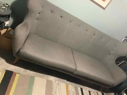 Photo of free Grey 3 seater sofa (Ashbrook SY6) #2