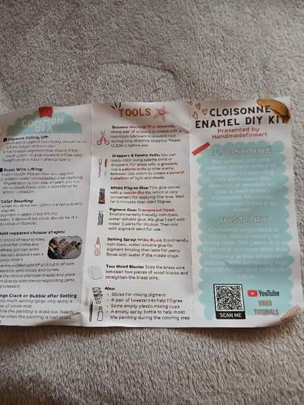 Photo of free Enamel bookmark craft kit (Odd Down) #3