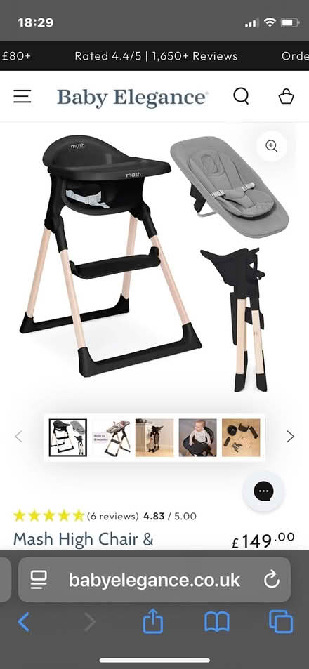 Photo of Kaos Klapp/Mash/foldable highchair (Forest Hill OX33) #1