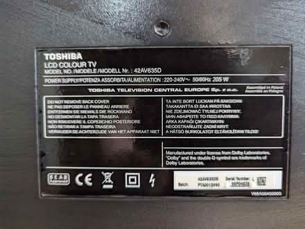 Photo of free 42 inch LCD TV (Amersham HP6) #2