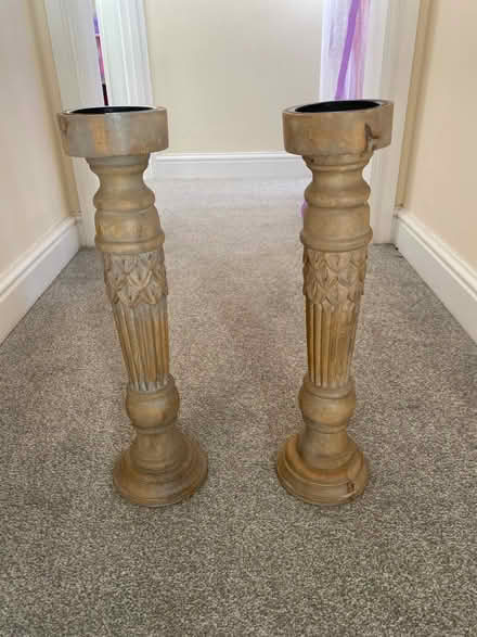 Photo of free Tall candle holders (Twigworth) #1