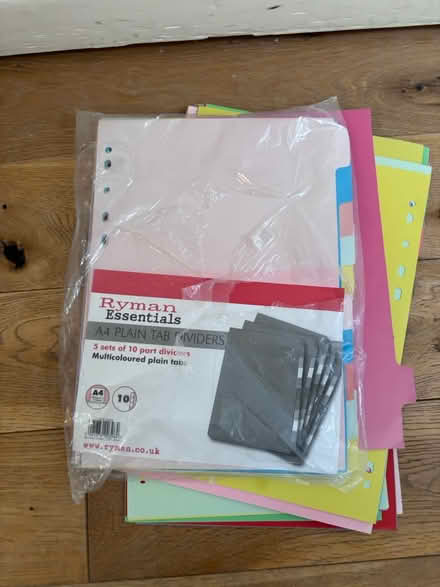 Photo of free A4 dividers (CB4) #3
