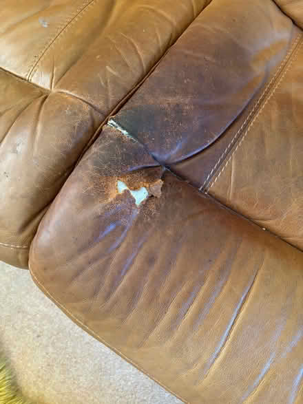 Photo of free Large leather electric corner sofa (Talbot Woods BH4) #4