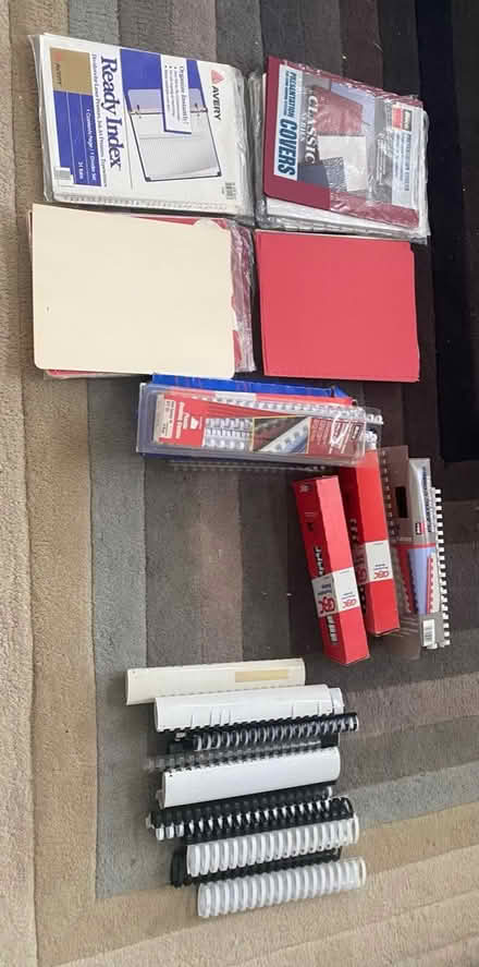 Photo of free Spiral Binding Machine and Supplies (Bowie) #2