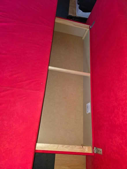 Photo of free Red Sofa-bed with storage (BH2) #3