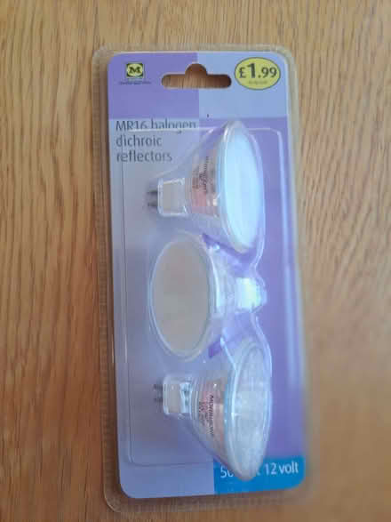 Photo of free MR16 reflector bulbs (12V 50W) (Priestthorpe BD16) #1