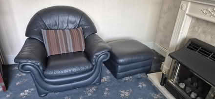 Photo of free 3 seater settee & 2 armchairs (Rainhill L35) #2