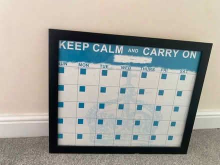Photo of free Wipeable wall calendar/organiser (Twigworth) #1
