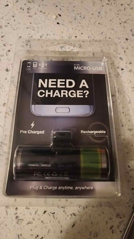 Photo of free Battery bank - micro USB connector (E12th ave S - 11229) #2