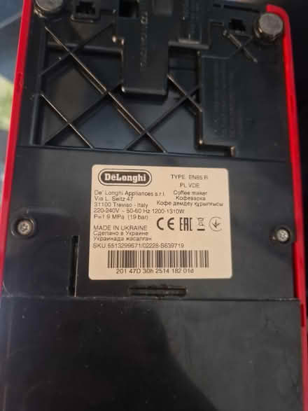 Photo of free Nespresso pod machine - not working (SE10) #3