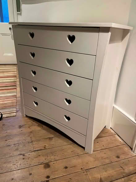 Photo of free Chest of drawers furniture unit - white (Surrenden BN1) #2