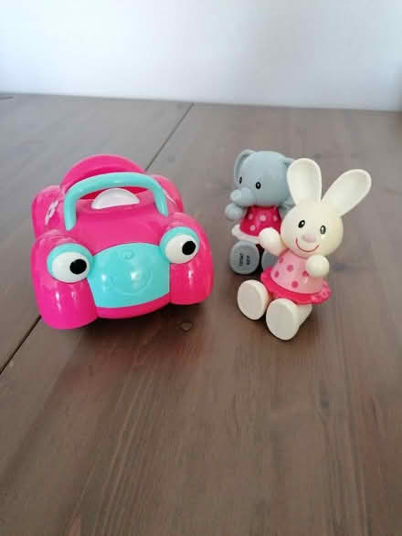 Photo of free Toy car with two figures (Langney BN23) #1