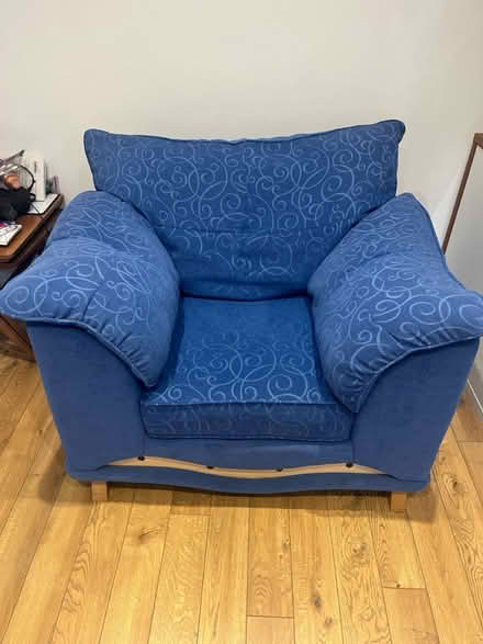 Photo of free Blue armchair (Hill Head PO14) #2
