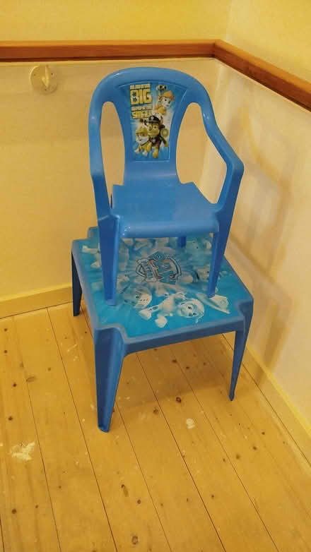 Photo of free Kids table and chair (Dublin 18) #1