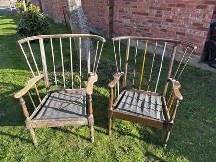 Photo of free 2 x Imitation Ercol Chairs (Drumcondra) #1