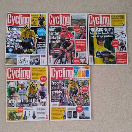 Photo of free Souvenir Cycling Weekly Magazines Tour de France (Dunblane FK15) #2