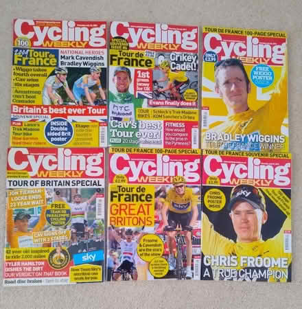 Photo of free Souvenir Cycling Weekly Magazines Tour de France (Dunblane FK15) #1