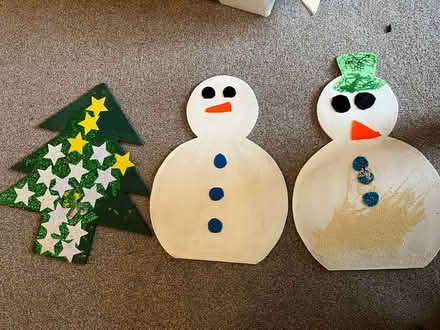 Photo of free Large Wooden Christmas Shapes (Barnham Broom NR9) #2