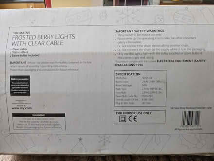 Photo of free Frosted berry lights (Knowle BS4) #2