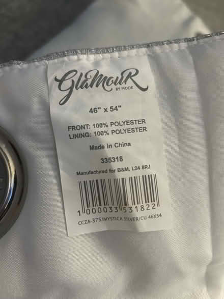 Photo of free Grey/ silver curtains (Dunstable) #2