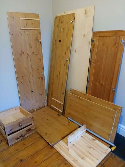Photo of free Pine wardrobe. Taken apart (Central Lancaster LA1) #2