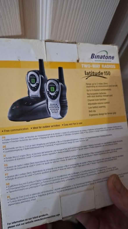 Photo of free Walkie talkies (Sheffield hackenthorpe S12) #1