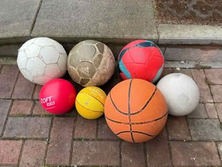 Photo of free Several sports balls (Attenborough NG9) #1