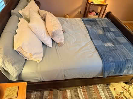 Photo of free Queen Sleigh Bed (Beverly - Centerville) #1