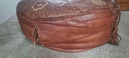 Photo of free Leather Pouffe (Penrith CA11) #2
